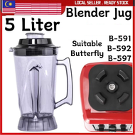 Buterfly 4.0 5.0 Liter Replacement Blender Cup Jar Jug Blade B-591 592 596 597 Spare Part Ala Ganti