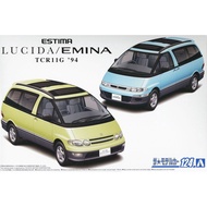 Car Model 1/24 Aoshima Toyota TCR11G Estima Lucida / Emina '94 Plamo Modelkit