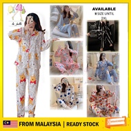 Cotton pyjamas dress baju tidur women's pyjamas seluar tidur women set wea