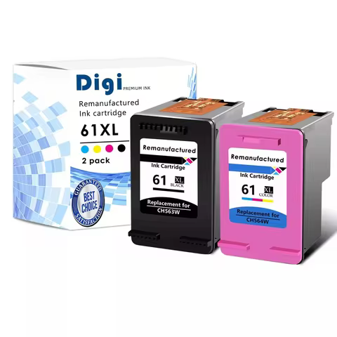 Remanufactured Ink Cartridge Compatible for HP 61 61XL Use for Envy 4500 5530 5534 Officejet 2620 46