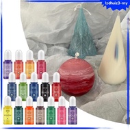 [lzdhuiz3] 16x Candle Liquid Dye Candles Pigment Dye Colors Candle Making Dye Candle Color Dye Candl