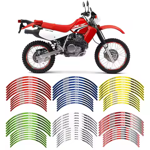 Motorcycle Racing equipment Wheel Tire Rim Decoration Adhesive Reflective Decal Sticker For Honda XR