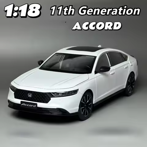 1:18 Alloy with 6 Doors Opened Rubber Tires Sound Light Pull Back Vehicles Gifts for Kids