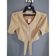 Yellow Stripe Blouse