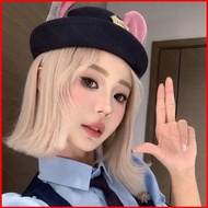 SS12 Crazy Zootopia Judy Bunny Police Officer Hat Amusement park cos photography Popular styles SS12