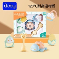 MCS4 Auby Baby Rattle Toys Teether Water Boiling Suitable Soothing Hand Grasping Toys for Toddlers N