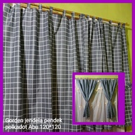 GORDEN JENDELA PENDEK SIZE 120X120