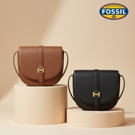 [FOSSIL Official Flagship Store] Emery Genuine Leather Crossbody Saddle Bag