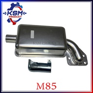 ท่อไอเสีย M85 พร้อมปลายท่อ (ครบชุด) อะไหล่รถไถเดินตามสำหรับเครื่อง Mitsubishi