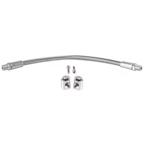 For LS Engine Bypass Steel Braided Hose Kit Coolant Crossover Steam Tube LSX LS1 LM7 LR4 LQ4 LS6 L59