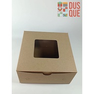 KRAFT BOX BROWN BOX/ KRAFT BOX/ 15 x 15 x 8 15x15x8 CM (10 PCS)