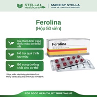 FEROLINA pills support hematopoiesis, help reduce the risk of iron deficiency anemia (Box/50 pills)