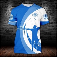 Digital printed T-shirt: 3D archery T-shirt