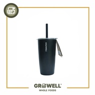 GROWELL STRAW TUMBLER 16OZ BLACK