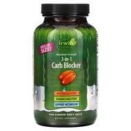 Irwin Naturals, 3-in-1 Carb Blocker, Maximum Strength, 150 Liquid Soft-Gels