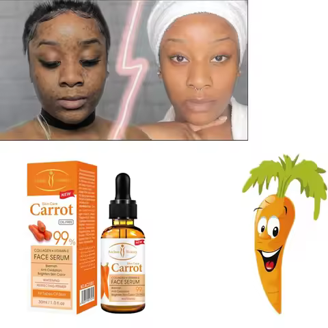 Face Lightening Beauty Collagen+Vitamin E Carrot Face Brightening Serum- 99% Oil Whitening Essential