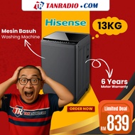 【PROMO EID ADHA】Hisense Mesin Basuh 13kg Washing Machine Top Load Tempered Glass washer 洗衣机