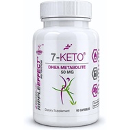 Bricker Labs 7-Keto DHEA Metabolite 50 mg Dietary for Metabolic Support Energy Balance, 60 Capsules