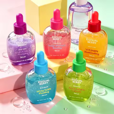 Best Seller EQQUALBERRY Skin Care Facial Serum Hydrating Soothing Face Serum Essence Nourishing Ligh