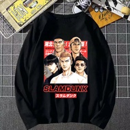 SLAM DUNK popcloset baju t-shirt lengan panjang lelaki perempuan 3xl basketball muslimah manga anime t shirt man viral