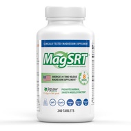 Jigsaw Health MagSRT | Magnesium plement with Vitamin B6, Folate & B12 | 240 Tablets | 60 Servings
