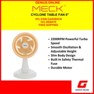MECK Cyclone Table Fan 8" MTC-308