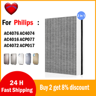 FY3107เปลี่ยนแผ่นกรองคาร์บอนคอมโพสิต Hepa สำหรับ Philips เครื่องกรองอากาศ AC4076 AC4074 AC4016 ACP01
