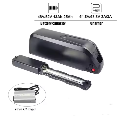 Electric Bike Bicycle Battery 48V 13Ah 25Ah 52V 20Ah Lithium-ion Battery for Euybike S4 Ridstar Q20 