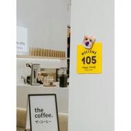 Family Entrance D0J6 House Number Cute Household Acrylic Number Doorway Perforation-Free Customized 