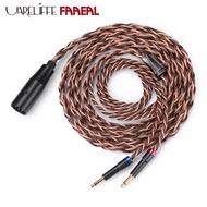 Uareliffe FAAEAL UTOPIA Double 3.5mm Headphone Upgrade Cable 8 Strands Copper HiFiman Replacement Wi