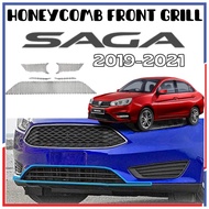 Proton Saga VVT 2019-2021 Ready Cut Honeycomb Grill Full Set Top Bottom