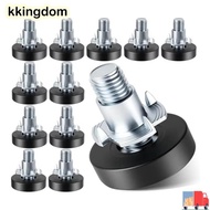 KKINGDOM 8PCS 1/4In Thread Levelers, Hardware Tools Adjustable Furniture Leveling Feet, Furniture Le