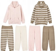 Muji Wool Yarn Hooded Cardigan - Winter Men's Fleece Sweatshirt Pajamas