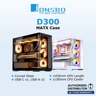 JONSBO D300 Computer Case, Black / White