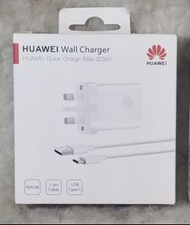 Huawei 華為原裝4.5v 5A 超級快充usb插頭+5A Type c 充電線