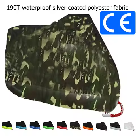 Motorcycle Cover Uv-anti Waterproof For Yamaha Fjr 1300 Quad Accessories Honda Pcx 125 Ducati Scramb
