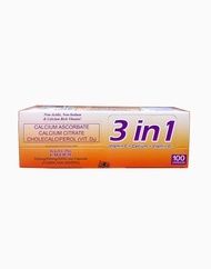 BEWELL C Plus Calcium + Vitamin D = Vitamin c  100 Capsules