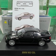 Jingshang Kyosho 1/64 BMW BMW M3 CSL E46 Black Carbon Top Card Box Complete Outer Box Imperfect Lacq