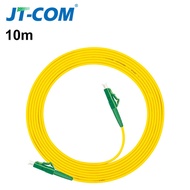 JT-COM 10ชิ้น LC APC ไปยัง LC APC Simplex 2.0มม. 3.0มม. PVC Single Mode Fiber Patch Cable สายไฟเบอร์