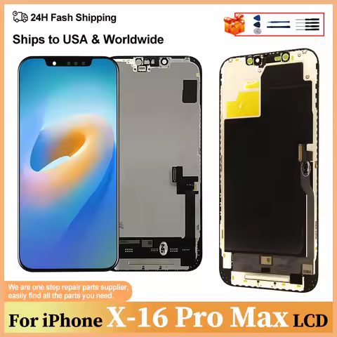 OLED LCD For iPhone X XR 13 Pro Max LCD 3D Touch Screen Digitizer For iPhone 12 Pro Max Display 14 P