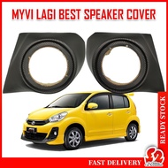 1 Pair Perodua Myvi Lagi Best 2011-2017 Carbon Color Front Door Speaker Panel Door Speaker Cover MY6DP
