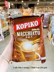 [CHÍNH HÃNG] Cafe Hòa Tan Kopiko Macchiato Thái Lan (24g*20gói)