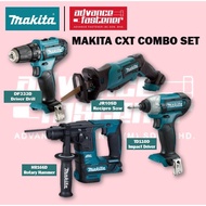 Makita CXT Combo Set RM1699 ( DF333 Driver Drill / TD110 Impact Driver / HR166 Rotary Hammer / JR105