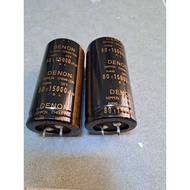 2 Power Filter Capacitors 15000uf 80V