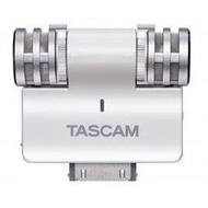 [歐登耳機音響] TASCAM iM2 iPhone/iPad/iPod 用錄音麥克風 [公司貨有保固] 白色
