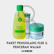LIZ SKIN CARE - Paket Penghilang Flek Hitam & Pencerah Wajah Kulit Normal / Sensitif by Dr Liz / Lis