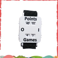 Tennis Score Keeper Wristband 8cm Big Screen Portable Counter Wearable Match Accurate Score Tracking