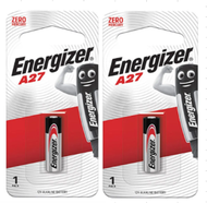 勁量 - (2件裝) 勁量 12V A27 鹼性電芯 (1粒裝)