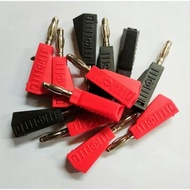 Jack Banana PVC Box Set PVC Banana Plug Set 2 Pcs Banana Plug Male Body Box Banana Plug