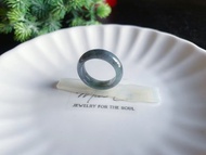 天然緬甸玉 翡翠 冰烏雞 有錢 翡翠 戒指 玉 戒環 ring 禮物